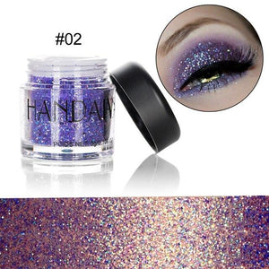 Professional Makeup Women 10 Colors Glitter Eyeshadow Powder Diamond Lips Loose Eyes Highly Pigment Shimmering Metallic Cosmetic