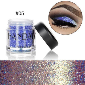 Professional Makeup Women 10 Colors Glitter Eyeshadow Powder Diamond Lips Loose Eyes Highly Pigment Shimmering Metallic Cosmetic