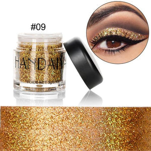 Professional Makeup Women 10 Colors Glitter Eyeshadow Powder Diamond Lips Loose Eyes Highly Pigment Shimmering Metallic Cosmetic