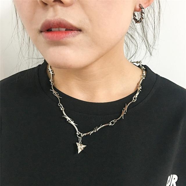 Fashion Necklaces Harajuku Streetwear Flame Unisex Necklace