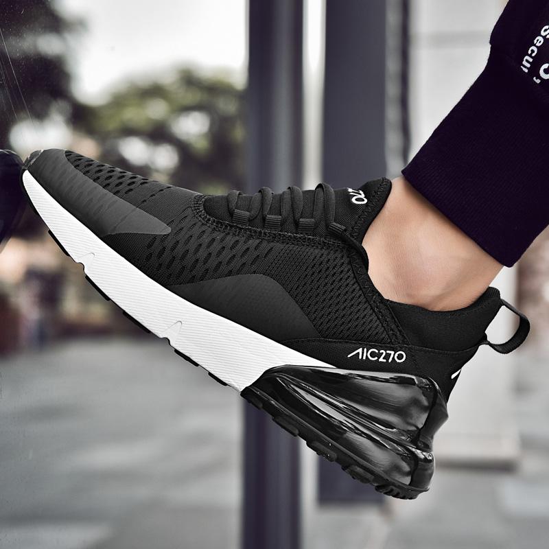 Jogging Sneakers for Men Women Air Sole Breathable Mesh Lace-up