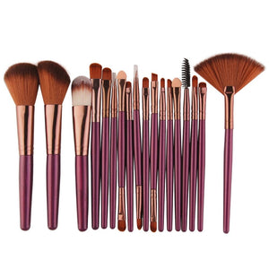 18/15pcs Makeup Set Profesional Foundation Blusher Brushes