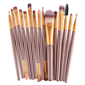 18/15pcs Makeup Set Profesional Foundation Blusher Brushes