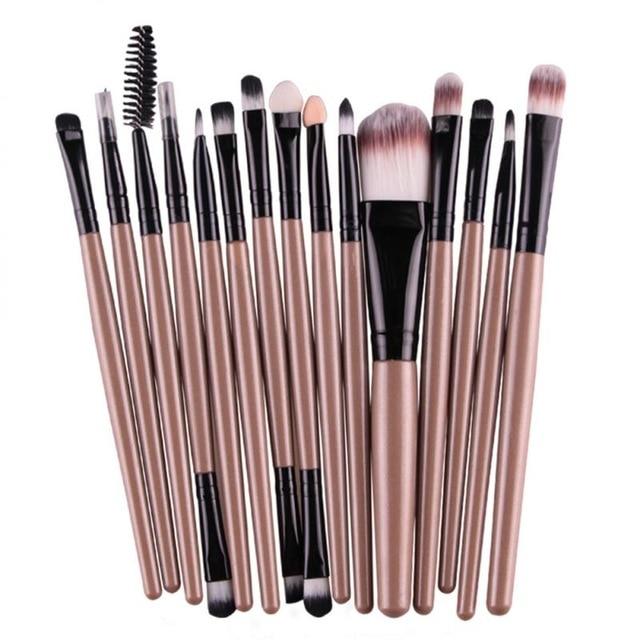 18/15pcs Makeup Set Profesional Foundation Blusher Brushes