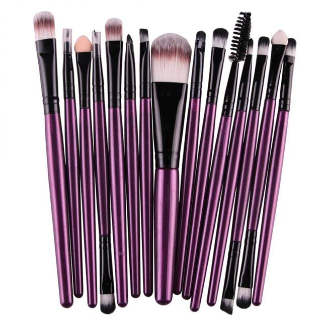 18/15pcs Makeup Set Profesional Foundation Blusher Brushes