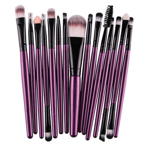 18/15pcs Makeup Set Profesional Foundation Blusher Brushes