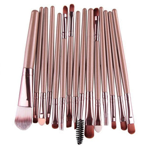 18/15pcs Makeup Set Profesional Foundation Blusher Brushes