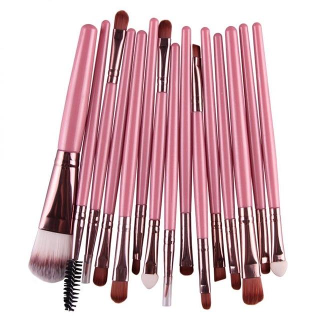 18/15pcs Makeup Set Profesional Foundation Blusher Brushes