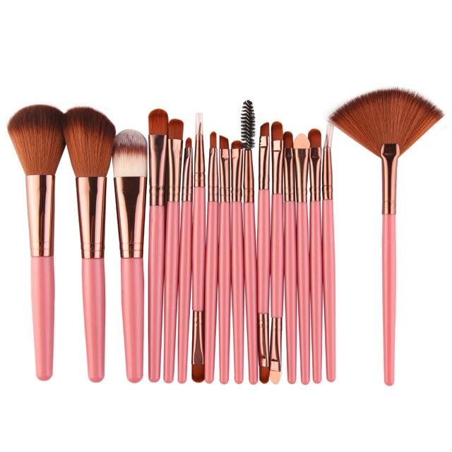 18/15pcs Makeup Set Profesional Foundation Blusher Brushes