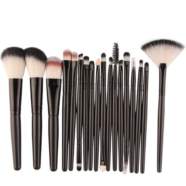 18/15pcs Makeup Set Profesional Foundation Blusher Brushes