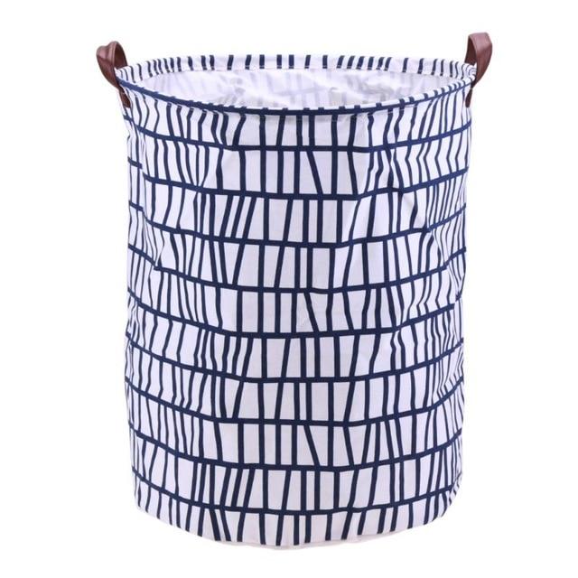 Foldable Laundry Basket Clothes Storage Bag Dirty Laundry Basket Kids Toys Holder Bucket Organizer Home Sundries Storage Barrel