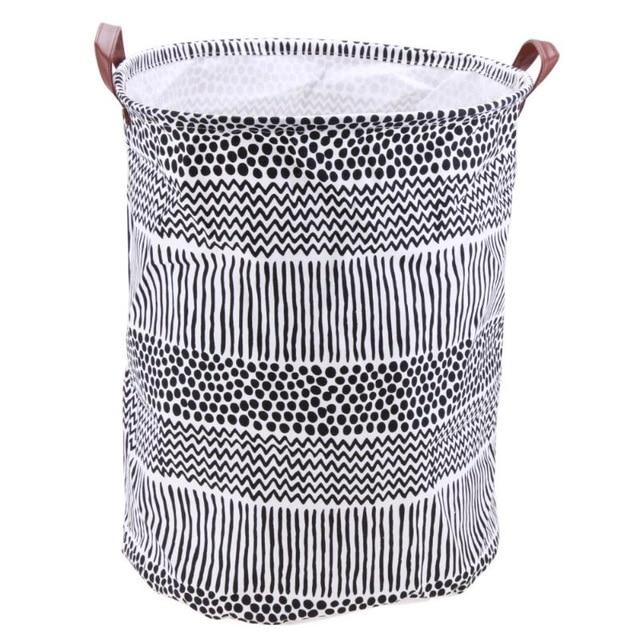 Foldable Laundry Basket Clothes Storage Bag Dirty Laundry Basket Kids Toys Holder Bucket Organizer Home Sundries Storage Barrel