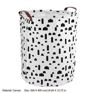 Foldable Laundry Basket Clothes Storage Bag Dirty Laundry Basket Kids Toys Holder Bucket Organizer Home Sundries Storage Barrel