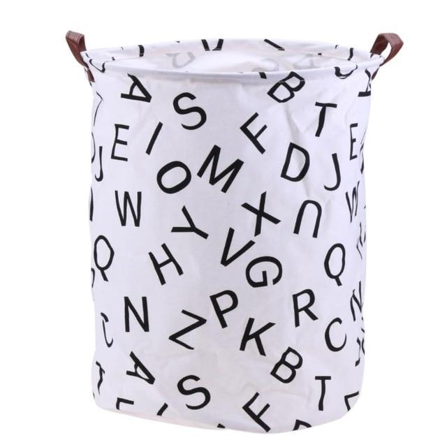 Foldable Laundry Basket Clothes Storage Bag Dirty Laundry Basket Kids Toys Holder Bucket Organizer Home Sundries Storage Barrel