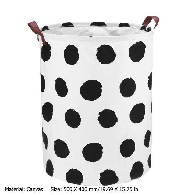 Foldable Laundry Basket Clothes Storage Bag Dirty Laundry Basket Kids Toys Holder Bucket Organizer Home Sundries Storage Barrel