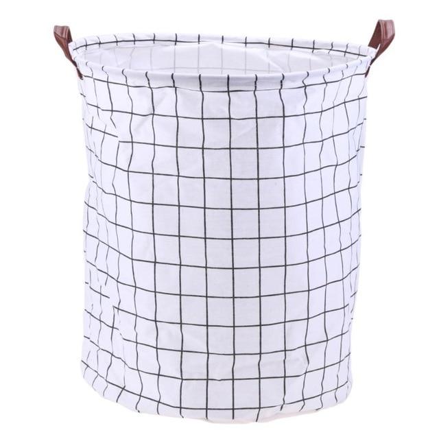 Foldable Laundry Basket Clothes Storage Bag Dirty Laundry Basket Kids Toys Holder Bucket Organizer Home Sundries Storage Barrel