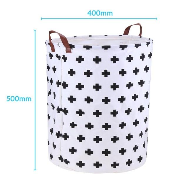 Foldable Laundry Basket Clothes Storage Bag Dirty Laundry Basket Kids Toys Holder Bucket Organizer Home Sundries Storage Barrel