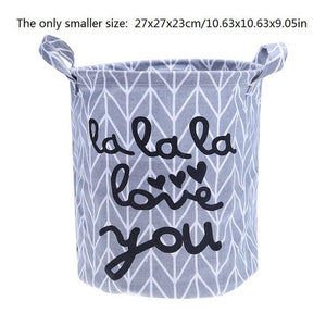 Foldable Laundry Basket Clothes Storage Bag Dirty Laundry Basket Kids Toys Holder Bucket Organizer Home Sundries Storage Barrel