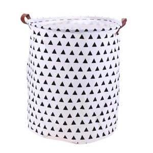 Foldable Laundry Basket Clothes Storage Bag Dirty Laundry Basket Kids Toys Holder Bucket Organizer Home Sundries Storage Barrel