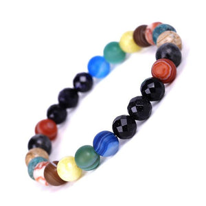 Natural Crystal Stone Beads Bracelet