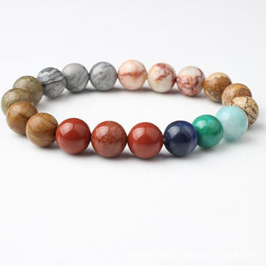 Natural Crystal Stone Beads Bracelet