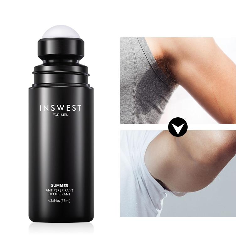 75ml Men Refreshing Ball Body Antiperspirant Underarm Deodorant Roll On