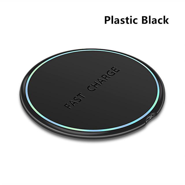 ROCK Metal 10W Wireless Charger Mirror Fast Charging for iPhone 8 X XR XS Max Samsung S10 S9 Desktop Wireless Charger Pad