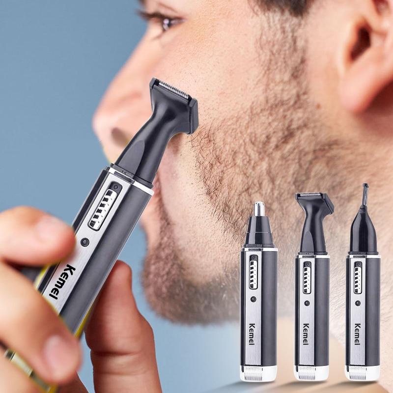 4 in 1 Rechargeable Men Electric Nose Ear Hair Trimmer