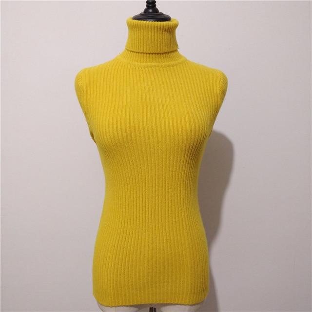 2019 Women Sweater casual solid turtleneck female pullover full sleeve warm soft spring autumn winter knitted cotton