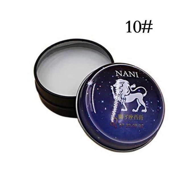 Universal 12 Constellation Solid Perfume Portable Skin Care Balm Deodorants