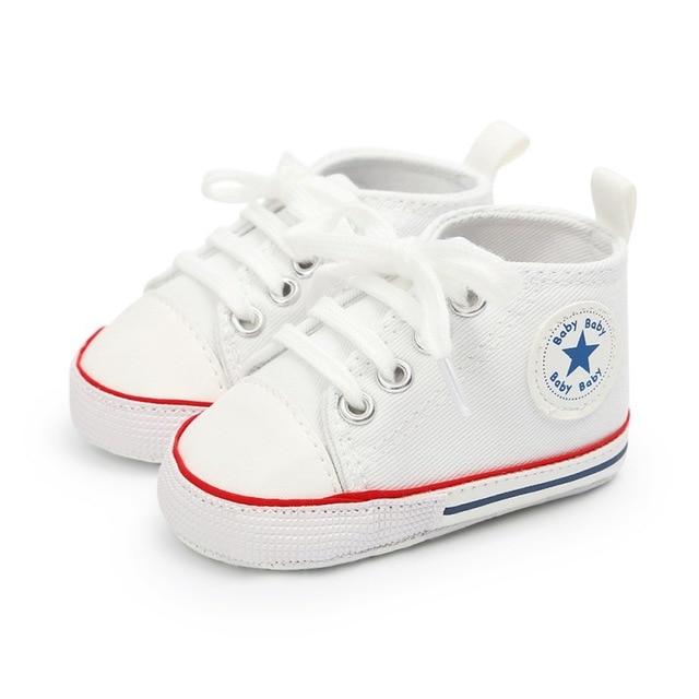 Baby Shoes Classic Canvas Baby Boy Shoes Spring Cotton Straps Stitching Shoes