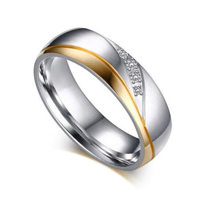 Personalized Name Promised Wedding Rings For Lover