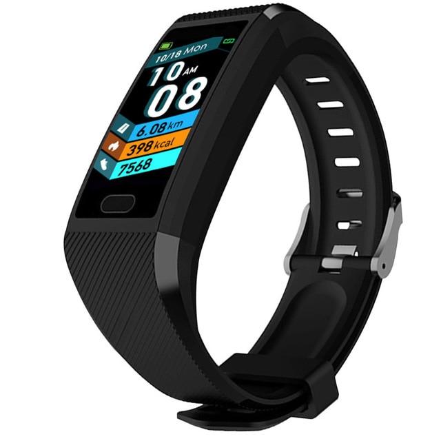 Smart Wristband Fitness Bracelet Waterproof Fitness Tracker Watch Blood Pressure Weather Display Smart Bracelet Watch Women Men