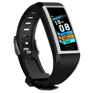 Smart Wristband Fitness Bracelet Waterproof Fitness Tracker Watch Blood Pressure Weather Display Smart Bracelet Watch Women Men