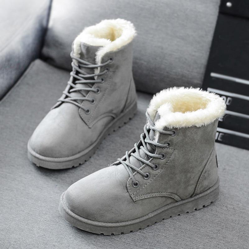 Snow Boots 2019 New Mid-Calf Boots Ladies Cotton Winter Boots