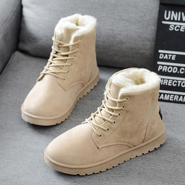 Snow Boots 2019 New Mid-Calf Boots Ladies Cotton Winter Boots