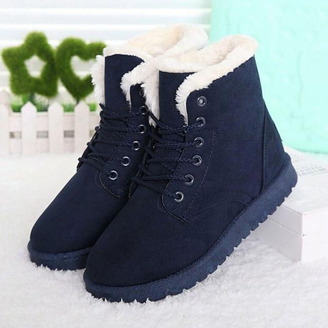 Snow Boots 2019 New Mid-Calf Boots Ladies Cotton Winter Boots