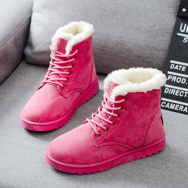 Snow Boots 2019 New Mid-Calf Boots Ladies Cotton Winter Boots