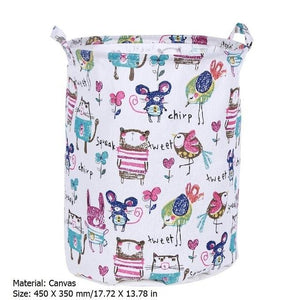 Folding Laundry Basket Storage Basket Barrel Standing Kid Toys Clothing Storage Bucket Dirty Laundry Organizer Holder Pouch