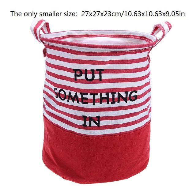 Folding Laundry Basket Storage Basket Barrel Standing Kid Toys Clothing Storage Bucket Dirty Laundry Organizer Holder Pouch