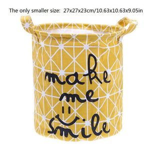 Folding Laundry Basket Storage Basket Barrel Standing Kid Toys Clothing Storage Bucket Dirty Laundry Organizer Holder Pouch