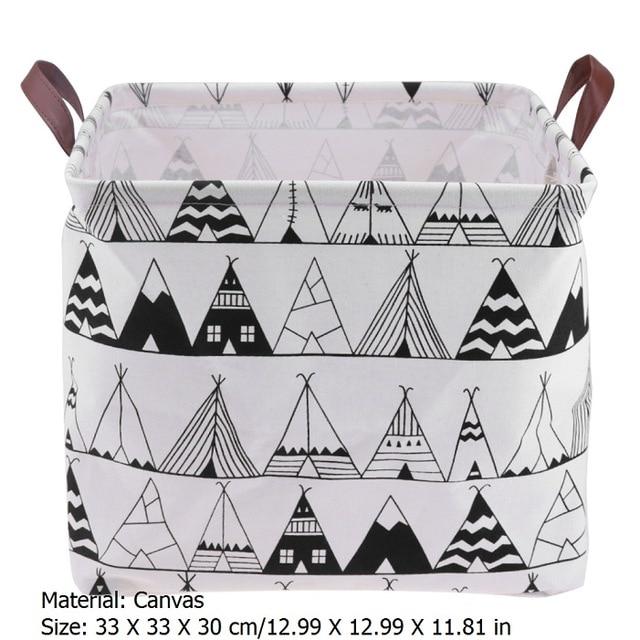 Folding Laundry Basket Storage Basket Barrel Standing Kid Toys Clothing Storage Bucket Dirty Laundry Organizer Holder Pouch