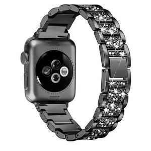 For Apple Watch band 40mm 44mm 38mm 42mm women Diamond Band for Apple Watch series 5 4 3 2 iWatch bracelet stainless steel strap