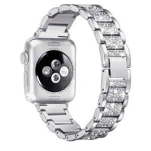 For Apple Watch band 40mm 44mm 38mm 42mm women Diamond Band for Apple Watch series 5 4 3 2 iWatch bracelet stainless steel strap