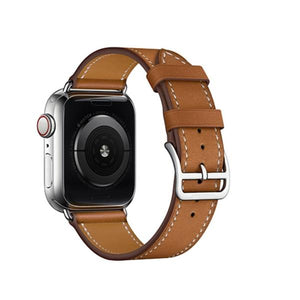 Double Tour Band for Apple Watch Series 5 4 3 2 1 Strap for iWatch Belt High Quality Genuine Leather Loop 38mm/40mm /42mm/44mm