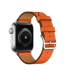 Double Tour Band for Apple Watch Series 5 4 3 2 1 Strap for iWatch Belt High Quality Genuine Leather Loop 38mm/40mm /42mm/44mm