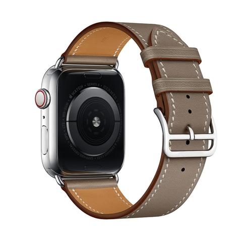 Double Tour Band for Apple Watch Series 5 4 3 2 1 Strap for iWatch Belt High Quality Genuine Leather Loop 38mm/40mm /42mm/44mm