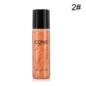 Bronzer Highlighter Liquid Setting Illuminating Face Shimmer Spray