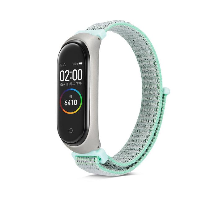 Nylon loop replaceable Bracelet for Xiaomi Mi band 3 Sports Wristband Breathable Strap for Xiaomi Miband 4 smart watch Accessori