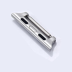 Connector Adapter For Apple Watch band apple watch 4 3 5 iwatch band strap 42mm/38mm 44mm/40mm Seamless Aluminum Linker 4/3/2/1